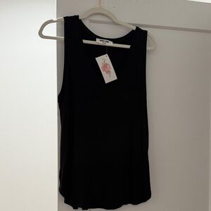 Double Zero Black Tank Top // Large